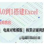 电商终极秘籍：手把手教你从零开始打造高效EXCEL电商对账模板，轻松管理财务！
