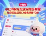 小红书聚光投放终极指南：3天速降私信成本90%！新手必学引流秘籍