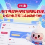 小红书聚光投放终极指南：3天速降私信成本90%！新手必学引流秘籍