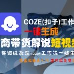 爆款秘籍！COZE工作流3步生成电商带货神片，新手1小时速成日销万单