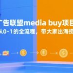 海外广告联盟暴利玩法：手把手教你Media Buy实战攻略，轻松月入10万+