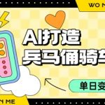 AI生成兵马俑骑行视频爆火！日赚1000+的暴力变现玩法，百万播放秘籍全公开
