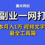 AI副业赚钱秘籍：0成本月入1W+的终极工具箱（视频/文字/绘图全攻略）
