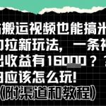 B站无脑搬运油管视频最新掘金玩法，轻松月入过万，小白速成指南！