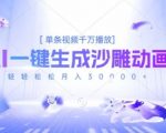 2025最火AI沙雕动画暴利玩法！3分钟自动生成千万播放爆款，新手也能日赚1000+【附完整教程】