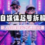 自媒体起号爆款秘籍：5张图教你3天涨粉10万+（新手必藏超详细拆解）