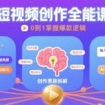 短视频爆款速成课：AI智能创作全流程揭秘，7天打造百万播放量