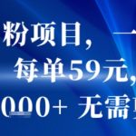 抖音男粉暴利玩法｜手机日入1000+秘籍｜59元当天见效｜0剪辑基础！