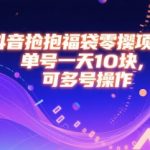 抖音福袋必中秘籍！单号日赚100+，多号矩阵躺赚攻略 （优化思路参考：
