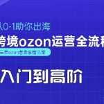 2025从0到1手把手教学：跨境OZON爆单全流程拆解，抢占俄罗斯蓝海市场！