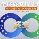 全域成交终极秘籍：3步引爆公域+私域运营，线上课助你成交翻倍！