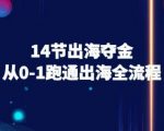 跨境电商新手14天日入$1000+：0-1全流程实战教程（限时放送）