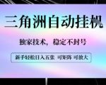 三角洲自动挂G：独家技术日入五张，永不封号终极揭秘！