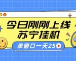 苏宁2025爆款全自动采集挂G神器：单窗口日赚30+元，批量无忧，附保姆级教程【限时揭秘】