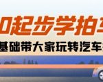 【汽车摄影大师速成】0基础新手必看！18节独家课程，手把手教你用相机拍出震撼汽车大片，成为摄影界的新星！