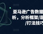 亚马逊广告数据深度解析：提升转化率的框架优化与独家技巧