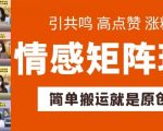 情感矩阵涨粉秘籍：快速搬运、高效带货、起号攻略大揭秘
