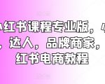 小红书营销秘籍：从新手小白到达人、品牌商家必看电商教程