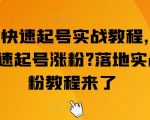 抖音新手必看！极速起号秘籍大公开，零基础也能疯狂吸粉，实战攻略助你成为抖音红人！