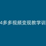 2024年最新多多视频赚钱攻略：零基础快速上手，新手必看变现教程！