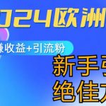 2024欧洲杯暴富攻略：小白必看，实现躺赚收益与粉丝爆涨的终极秘籍！