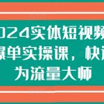 2024终极短视频爆单秘籍：零基础快速变身流量掌控者