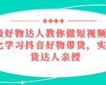 短视频带货大师课：百万粉丝达人密授抖音好物带货技巧，系统实战培训，成为带货高手