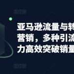 亚马逊流量与转化提升整合营销攻略，多种引流技巧助力高效突破销量瓶颈