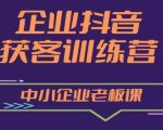 企业抖音营销获客增长训练营：中小企业老板的必修课，实现客户爆炸式增长