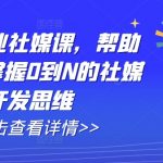 外贸创业社媒终极指南：从0到N快速掌握社交媒体营销秘诀