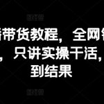 抖音带货攻略：销量百万大V亲身传授口播带货秘籍，实操干货，快速见成效！