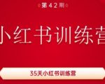 掌握小红书35天速成法则，42期特训营助你粉丝暴涨收入翻倍