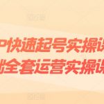 短视频IP快速崛起全攻略：零基础全套运营实战课程，打造爆款内容、粉丝运营与内容变现一网打尽