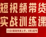 短视频带货高手速成课！从零到一快速掌握好物分享秘籍，小白也能成为带货达人！
