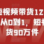 抖音带货王揭秘：14个月从新手到顶级卖家，狂销90万件短视频带货传奇！
