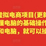 拼多多零基础虚拟电商月入过万攻略，6月更新版！手把手教你用手机电脑轻松赚钱！