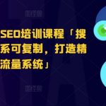 搜索引擎排名SEO实战培训「独家推广策略，快速提升搜索排名，实现被动收入流」