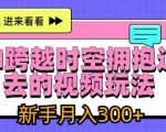 AI逆时光之旅：轻松掌握视频新玩法，新手也能月入3000+的赚钱秘诀大公开！