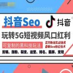 抖音引流实战课程：掌握抖音SEO秘诀，轻松提升搜索排名，吸引海量精准粉丝，加速成交变现！
