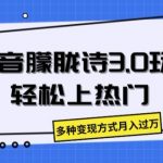 抖音新玩法！朦胧诗3.0助力上热门，揭秘多种变现方式让你月入过万