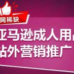 亚马逊成人用品站外营销秘籍：独家攻略助你引爆流量，轻松开启爆单之旅