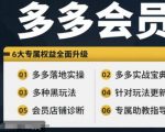 拼多多会员专属攻略：实战宝典+落地实操，新手变高手，全面掌握高阶内容！