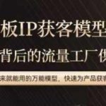 老板揭秘：极简操作实现IP流量最大化，一键复制万能模型，让你的产品客户翻N倍！