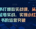 小红书爆款打造攻略：0基础快速起号，揭秘运营突破之道，轻松引爆流量！
