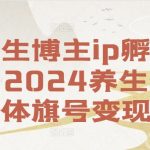 2024年必看！打造养生博主IP，轻松实现自媒体财富变现秘诀！