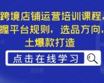 OZON跨境电商运营秘籍：快速精通平台规则，精准选品策略，打造本土爆款神话！