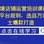 OZON跨境电商运营秘籍：快速精通平台规则，精准选品策略，打造本土爆款神话！