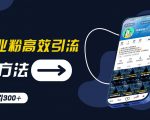 创业必备：独家抖音高效引流秘籍，日增300+粉丝，实战技巧大揭秘，告别理论派，成为真正的引流高手！