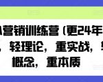 老A营销实战训练营2024升级版：摒弃理论空谈，专注本质实战，助你快速提升营销能力！