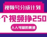 视频号收益攻略：轻松月入过万，揭秘人人都能掌握的2500+收益秘籍！